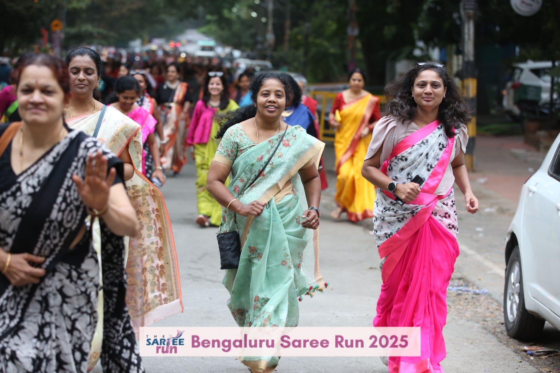 Saree Run USA event day activities and participants